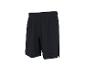 Short de sport noir avec taille élastique et logo discret.