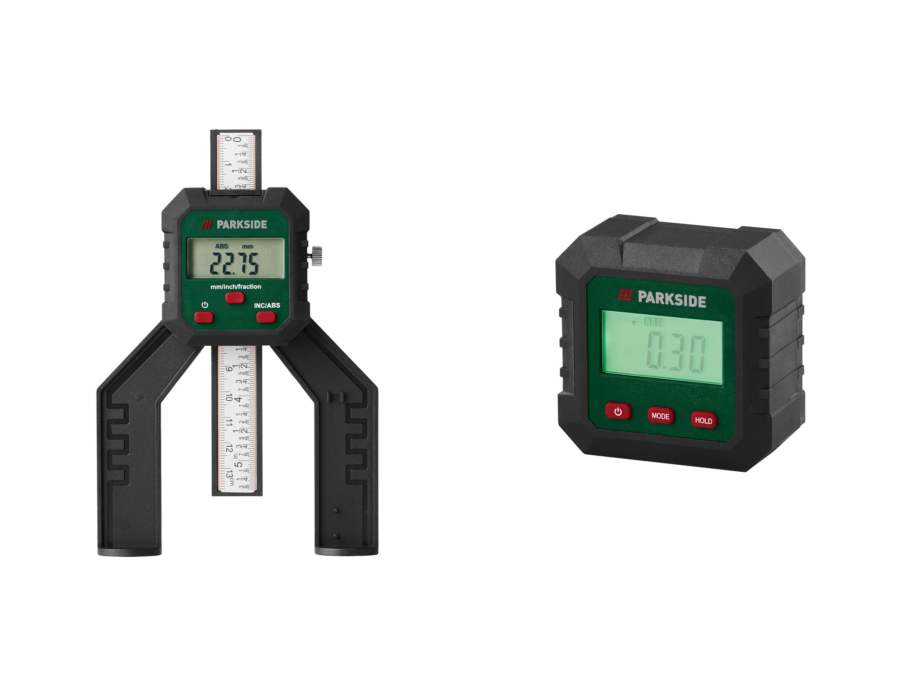 PARKSIDE® Jauge de profondeur numérique PTM 2 B1 ou inclinomètre numérique PNM 2 B1