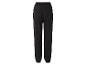 Jogging cargo noir avec ceinture élastique.