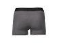 Caleçon boxer gris avec ceinture élastique noire, vue arrière