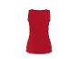 Débardeur rouge pour femme, vue de dos