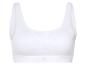 Soutien-gorge blanc côtelé Love Cotton.