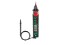 Multimètre stylo numérique avec écran, boutons et câble avec sonde.