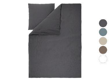 LIVARNO® Parure de lit en mousseline Premium, 140 x 200 cm