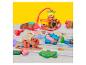 Kit de jeu vétérinaire avec pâte à modeler, stéthoscope et animaux blessés.
