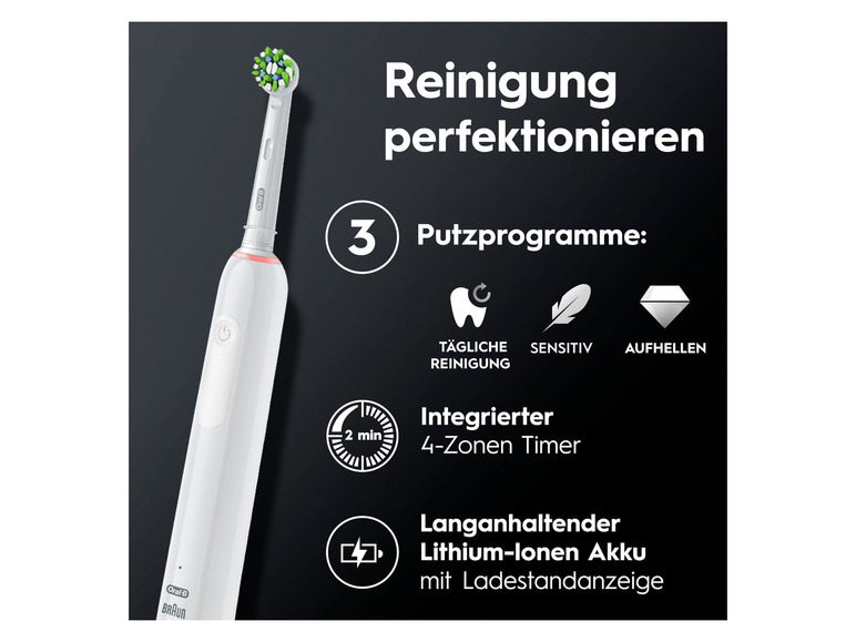 Aller en mode plein écran : Brosse à dents électrique Pro 3 3500, avec étui - Image 3