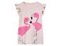 Robe rose pour enfant, motif flamants roses.