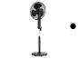Ventilateur sur pied noir : refroidissement efficace.
