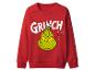 Sweat-shirt rouge avec le Grinch et des cannes à sucre