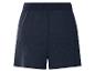 Shorts en tissu bleu marine.