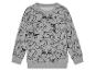 Sweat-shirt gris pour enfant, motif animaux rigolos : ratons laveurs, ours et crocodiles.