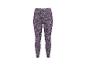 Legging femme à motif léopard rose et noir.
