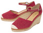 Espadrilles rouges à boucle de Esme.