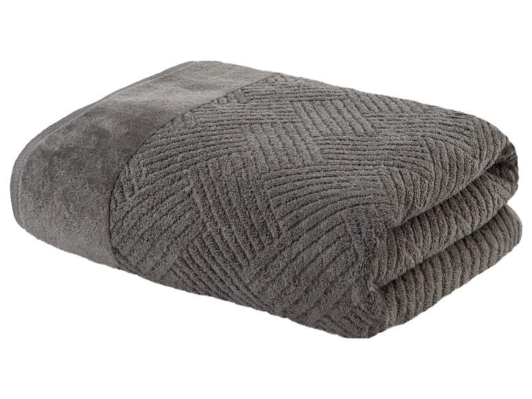 Aller en mode plein écran : Drap de bain en éponge, 100 x 150 cm - Image 2