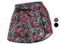 Shorts de sport à fleurs tropicales.