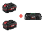 Deux batteries Parkside X 20V Team et un chargeur rapide Parkside 2.45A max.