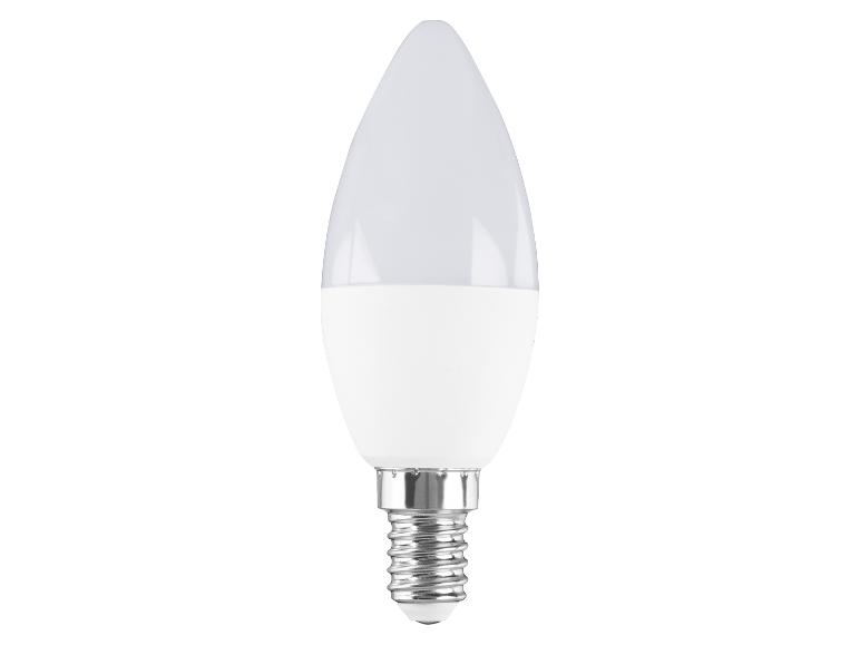 Ampoule LED blanche en forme de bougie avec base filetée
