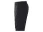 Shorts cargo noirs à taille élastique.