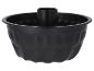 Moule à gâteau bundt noir au design géométrique