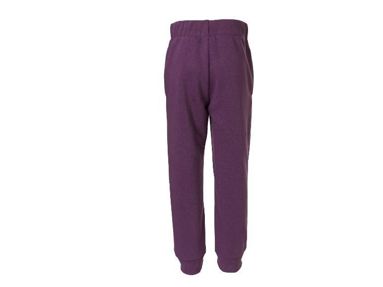 Pantalon de jogging violet pour enfant, vue arrière