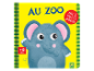 Livre enfant Au Zoo avec 5 volets à soulever.