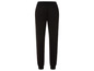 Pantalon de jogging noir avec ceinture élastique.