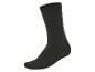 Une chaussette noire unie.