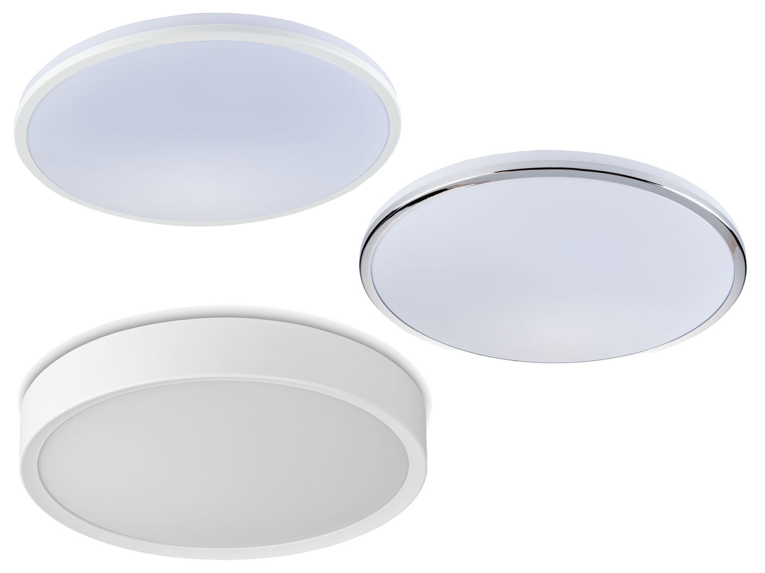 LIVARNO home Plafonnier LED, rond