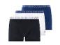 Trois boxers U.S. Grand Polo : noir, blanc, bleu marine.