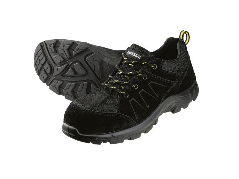 Chaussures de sécurité Parkside noires.