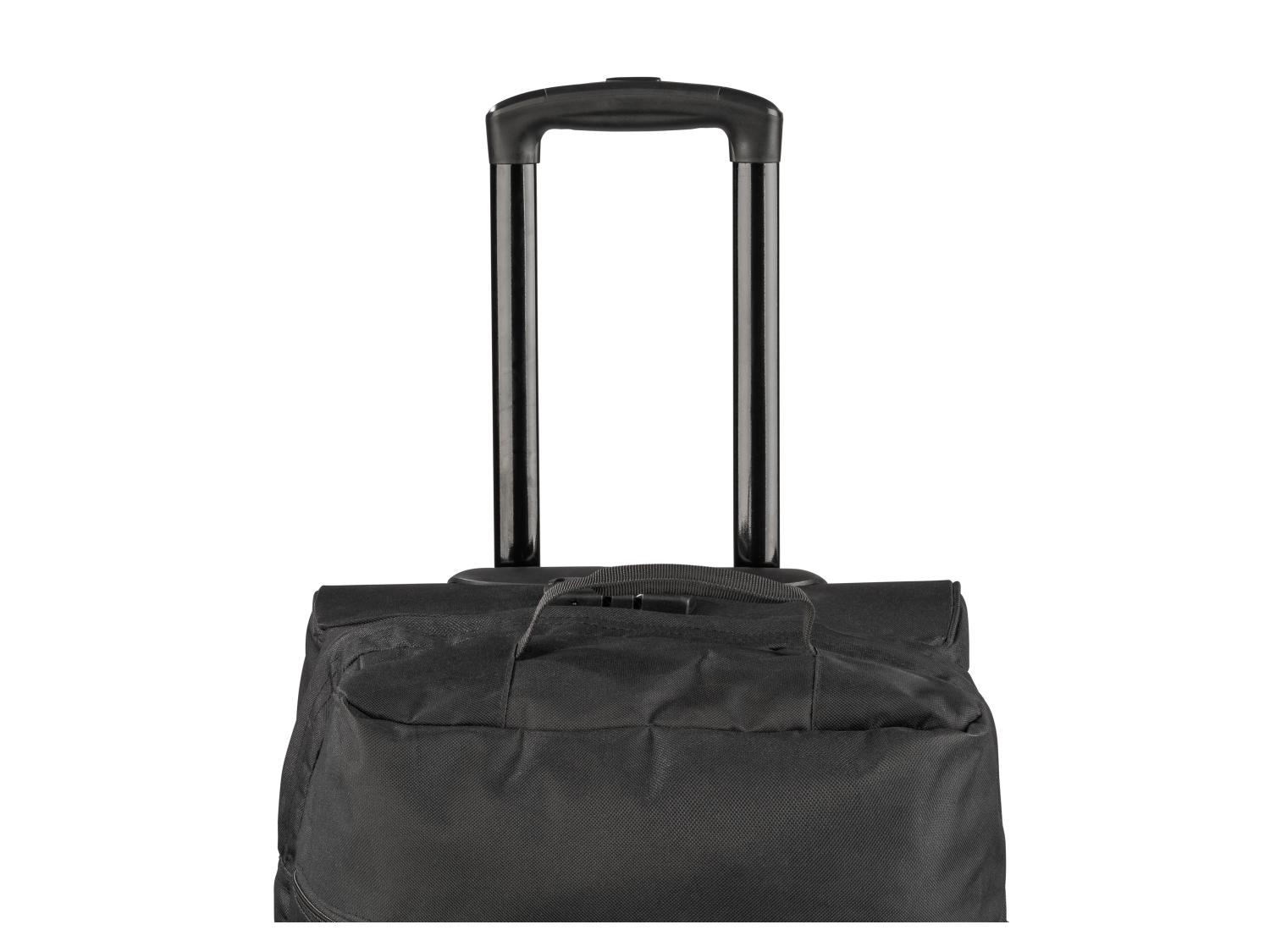 Grand Sac De Voyage à Roulettes Noir - 82 Cm - Poignée Télescopique - Sans Marque