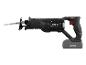 Une scie sauteuse Parkside noire avec une lame de scie pour le bois propre.