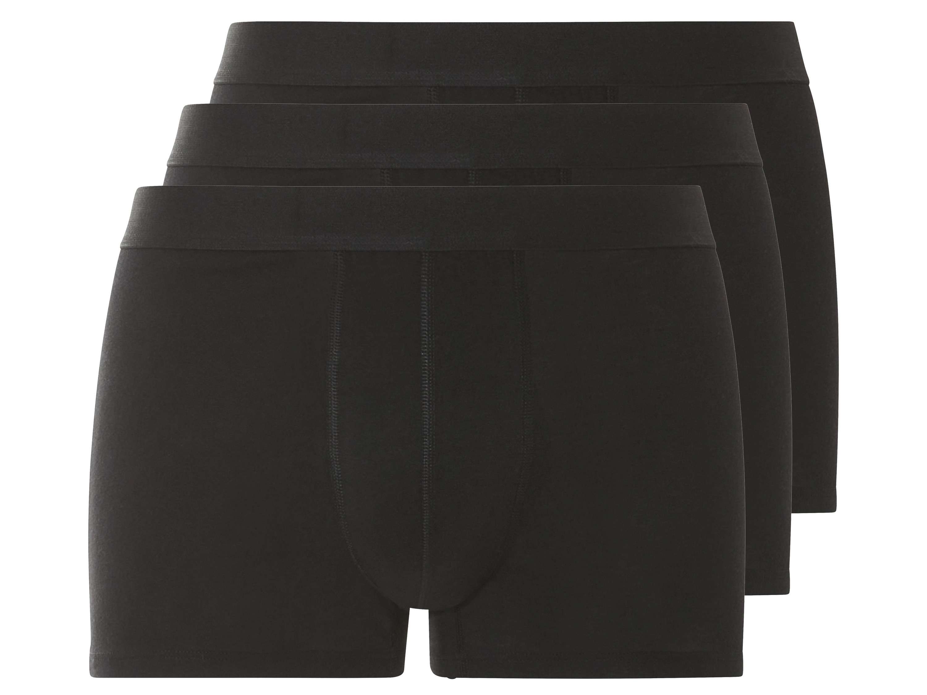 LIVERGY® Lot de 3 boxers homme (noir, XL)
