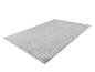 Tapis rectangulaire gris clair à poils longs
