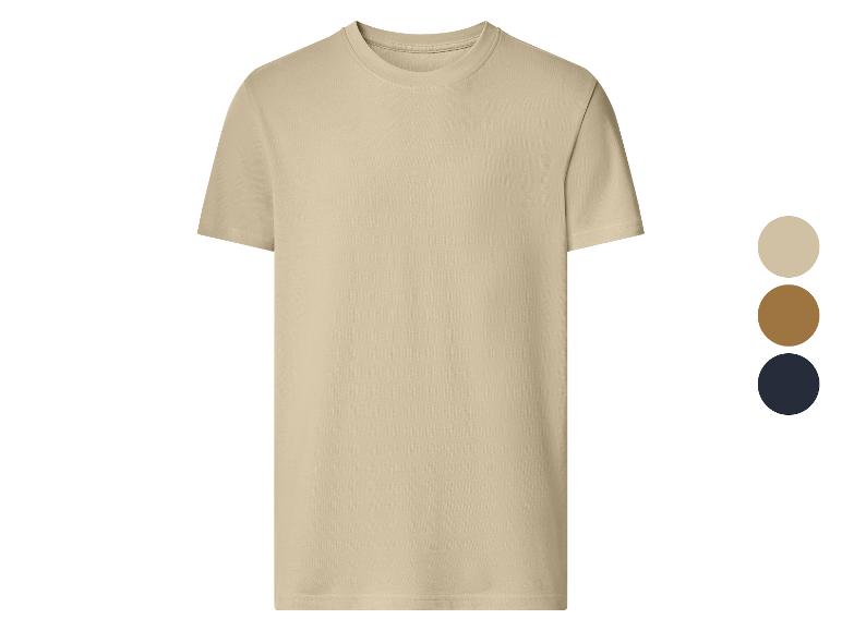 T-shirt uni beige à manches courtes avec échantillons de couleurs