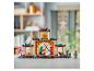 Ensemble de combat LEGO Ninjago avec un temple, deux figurines ninja et des accessoires.