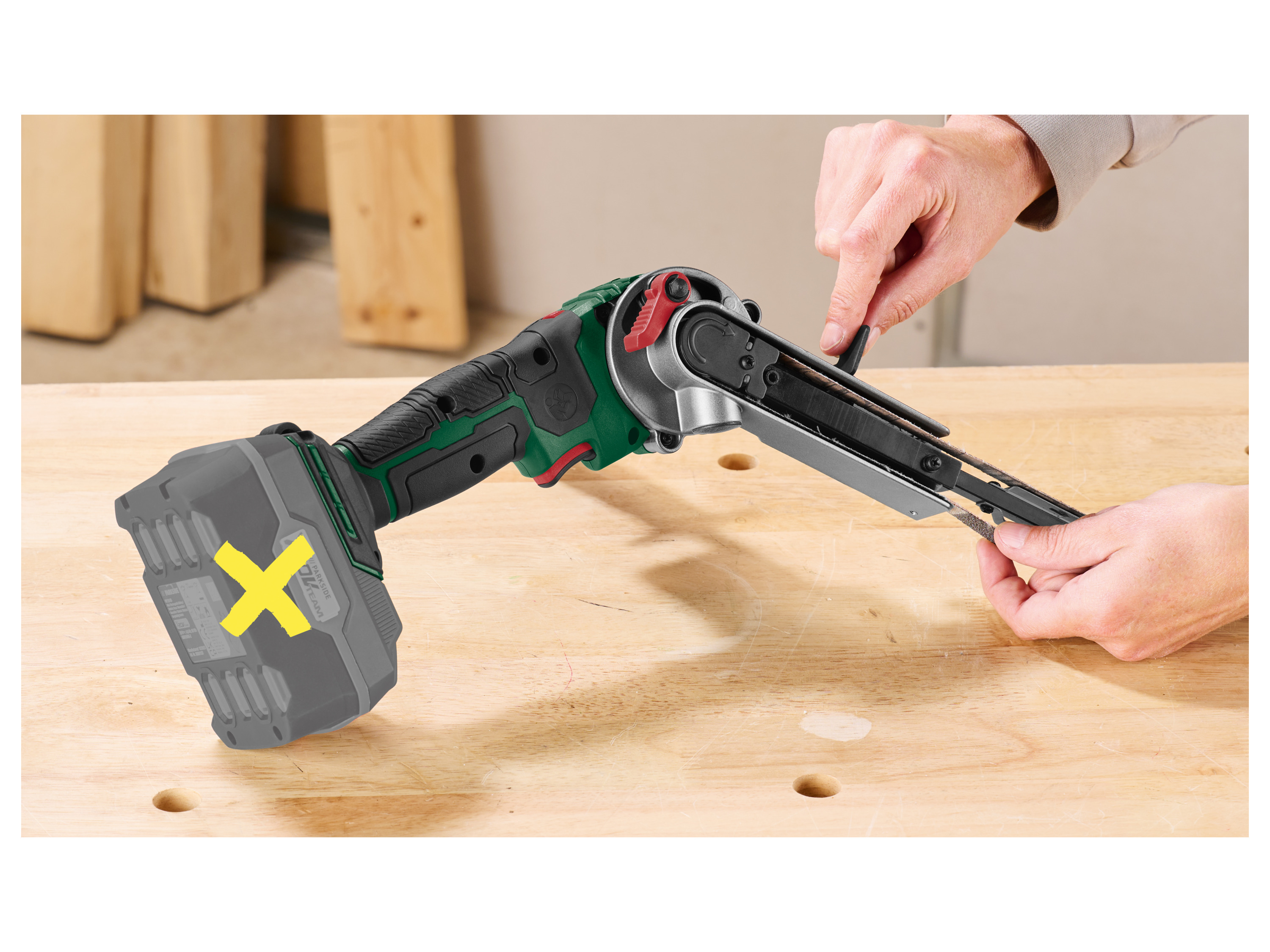 PARKSIDE® à bande sans fil PBFA 20 Li A1 20 V - vue 3