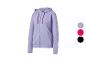 Sweat-shirt à capuche violet avec fermeture éclair