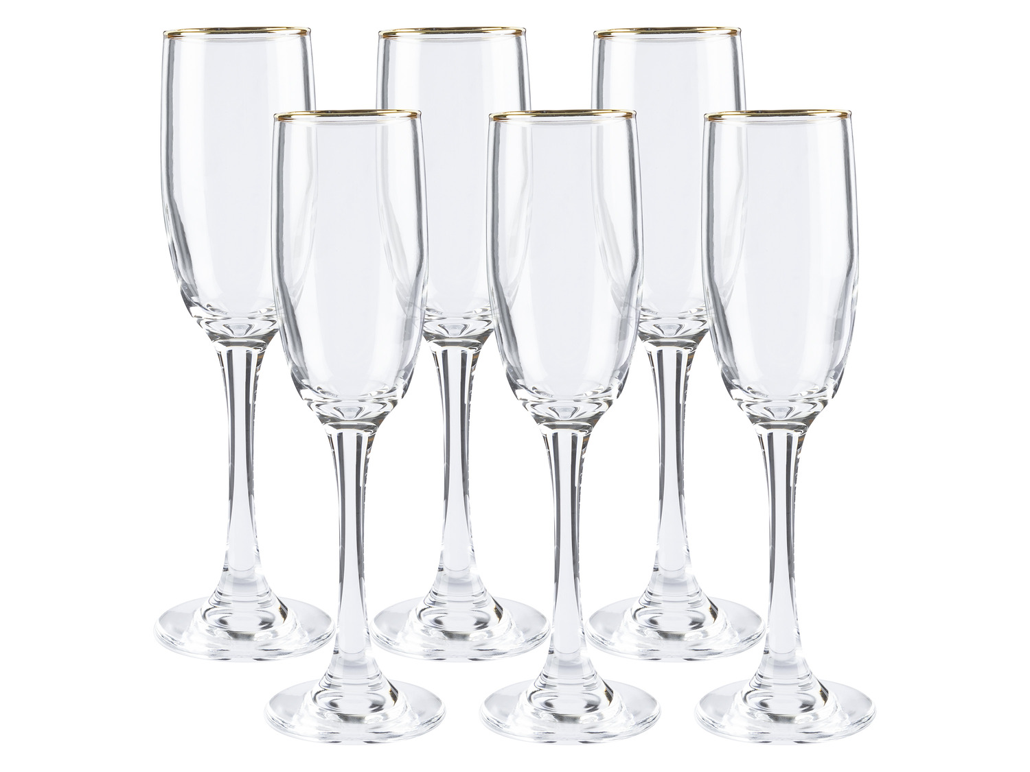 Lot De 6 Verres Transparents #0050 – Idéal Quotidien Ou Apéro – Neufs