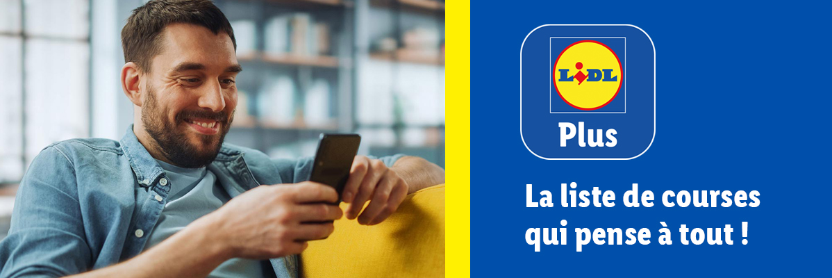 Lidl Plus : la liste de courses qui pense à tout !