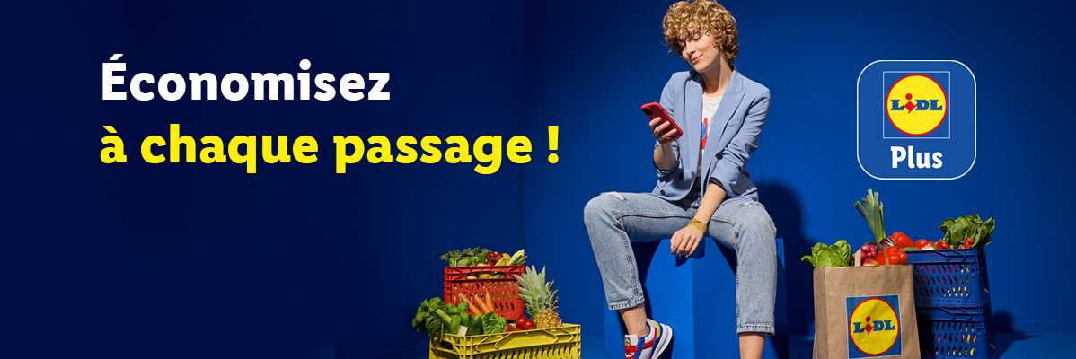 Lidl Plus : la carte de fidélité 100% digitale pour économiser sur vos courses à chaque passage en caisse