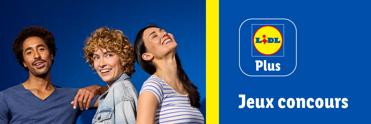 Découvez sans plus attendre les jeux concours exclusifs qui vous attendent sur l'application Lidl Plus ! Tenez votre chance pour gagner des lots exceptionnels.
