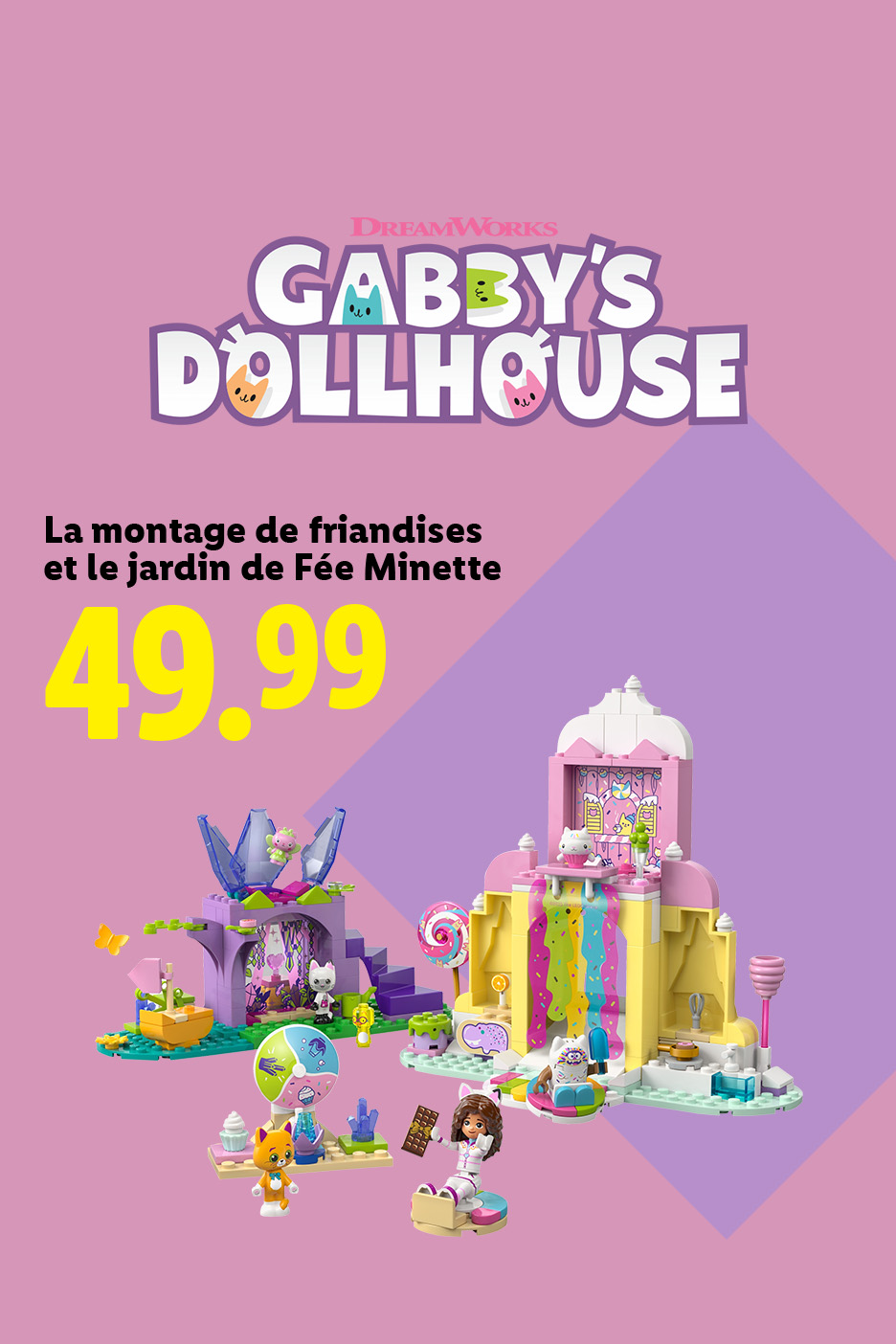 DreamWorks Gabby's Dollhouse : La montage de friandises et le jardin de Fée Minette, 49.99.