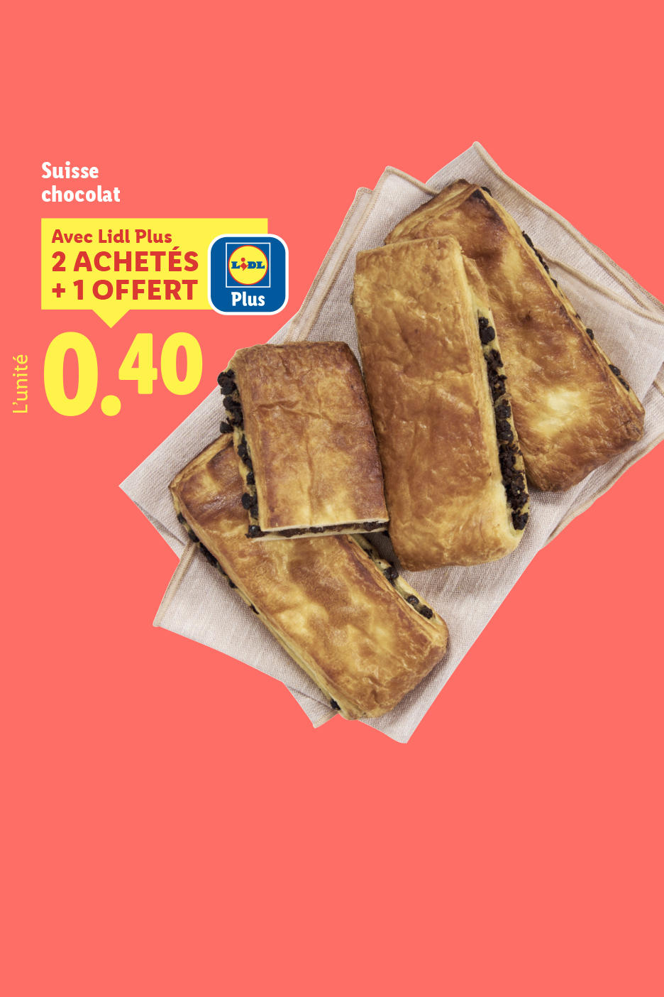 Profitez d'offres imbattables chez Lidl sur le rayon Pains et viennoiseries !