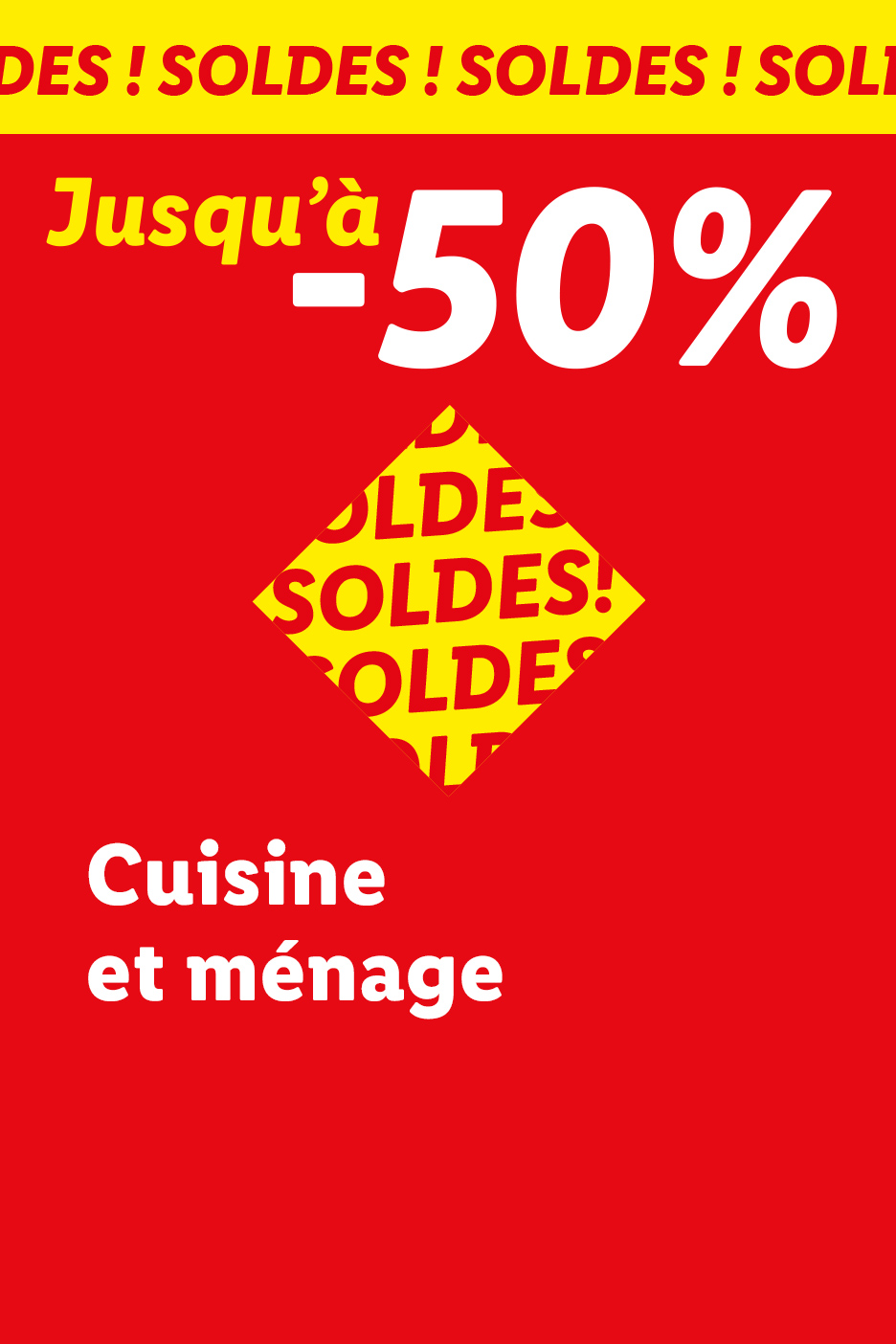 Soldes : Jusqu'à -50% sur une sélection de produits cuisine et ménage