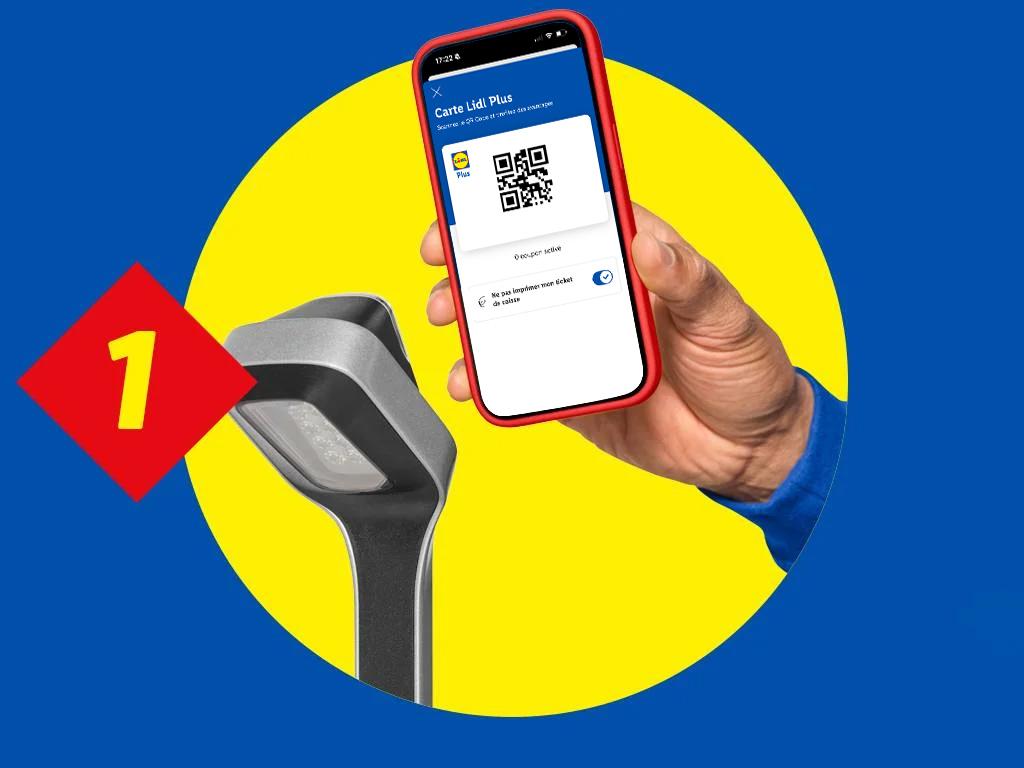 Scannez Lidl Plus à chaque passage en caisse