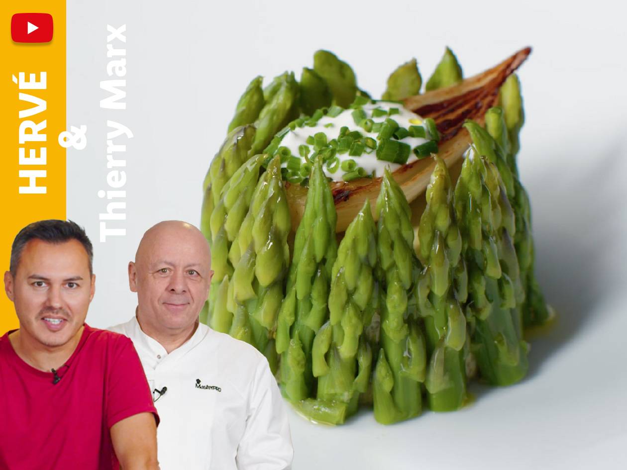 Flan aux pointes d'asperges vertes