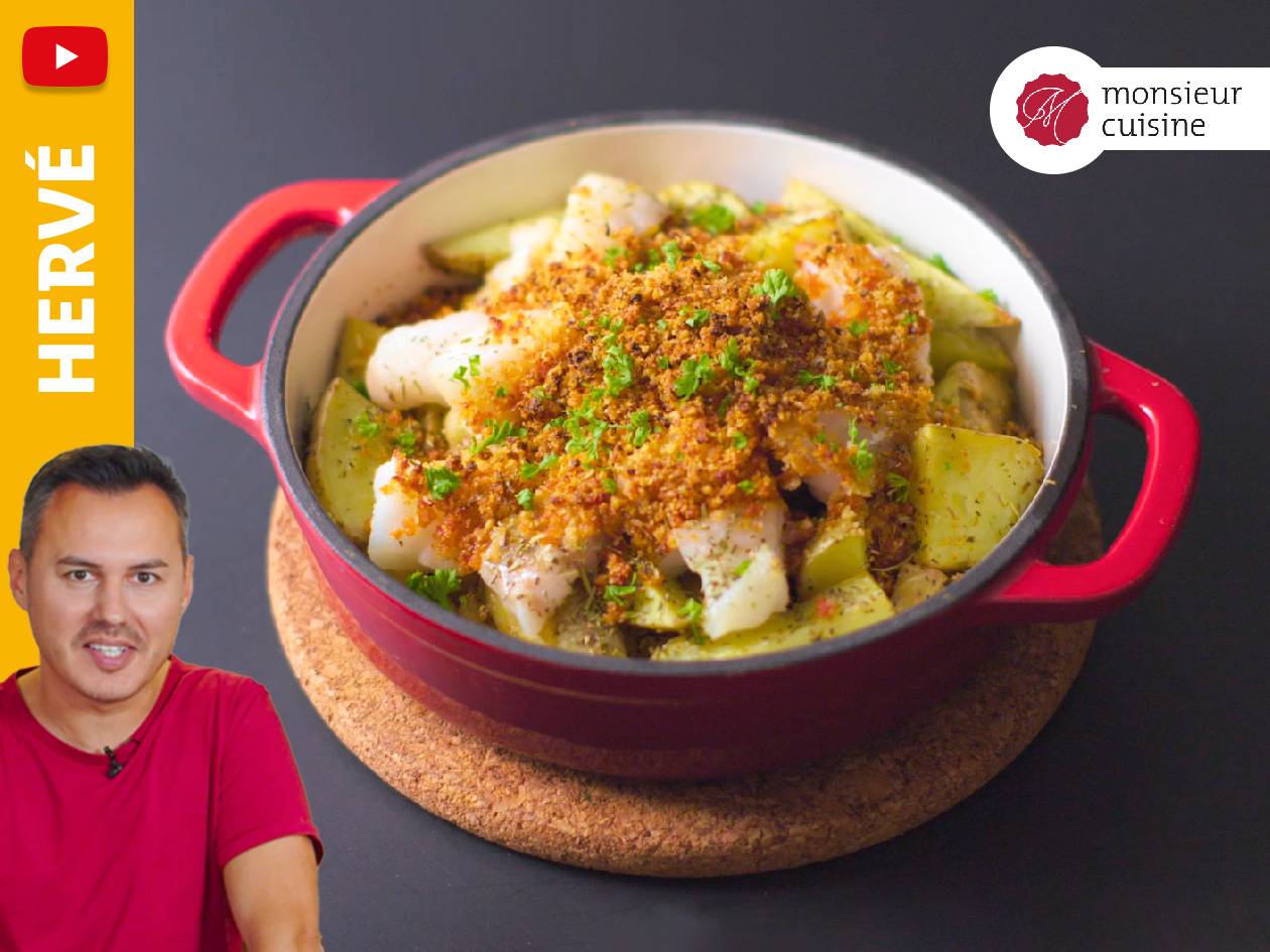 Cabillaud au crumble de chorizo