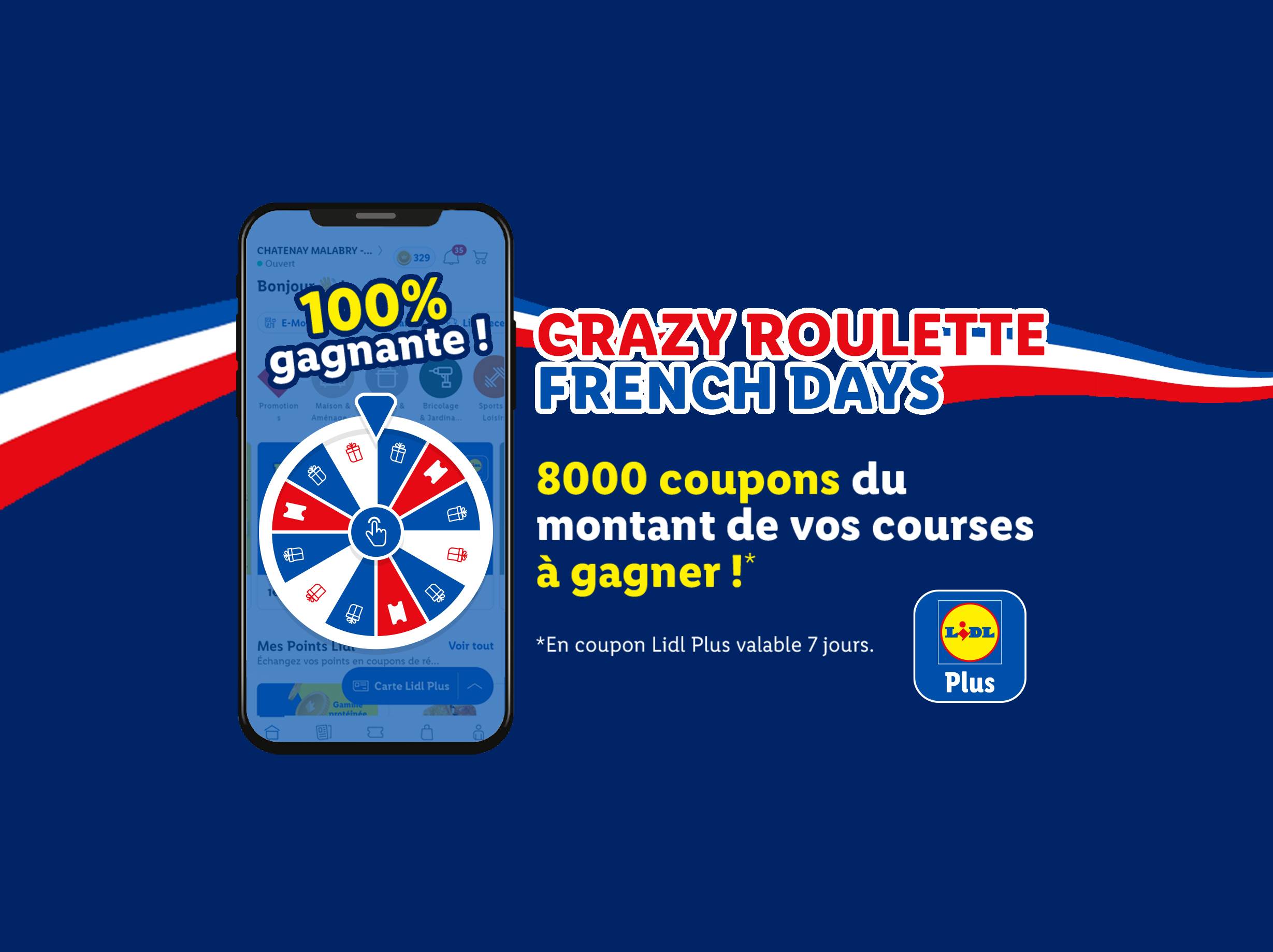 8000 coupons du montant de vos courses à gagner !