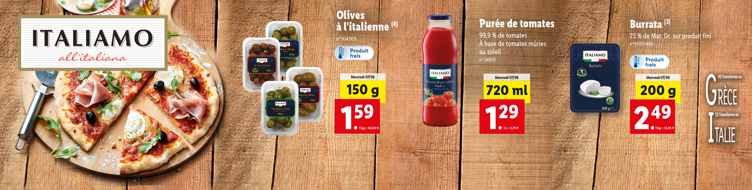Saveurs d'Italie !